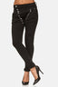 Elara women's baggy jeans boyfriend button placket