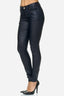 Elara Damen Hose Kunstleder Push Up Effekt