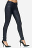 Elara Damen Hose Kunstleder Push Up Effekt