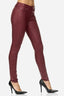 Elara Damen Hose Kunstleder Push Up Effekt