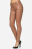Elara Damen Hose Kunstleder Push Up Effekt