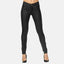 Elara Damen Hose Kunstleder Push Up Effekt