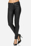 Elara Damen Hose Kunstleder Push Up Effekt