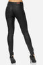 Elara Damen Hose Kunstleder Push Up Effekt
