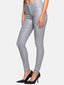 Elara Damen Hose Kunstleder Push Up Effekt