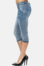Elara women's 3/4 jeans slim high waist capri trousers