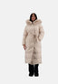 Elara long women's puffer coat