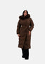 Elara long women's puffer coat