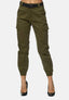 Elara women's cargo pants with belt