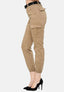 Elara women's cargo pants with belt