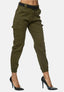 Elara women's cargo pants with belt