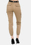 Elara women's cargo pants with belt