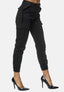 Elara women's cargo pants with belt