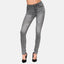 Elara Damen Stretch Hose Skinny Jeans Elastisch