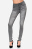 Elara Damen Stretch Hose Skinny Jeans Elastisch