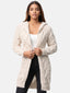 Elara women's cardigan with hood