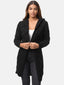 Elara women's cardigan with hood
