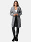 Elara women's cardigan with hood