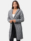 Elara women's cardigan with hood