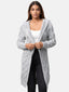 Elara women's cardigan with hood