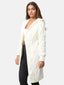 Elara women's cardigan with hood